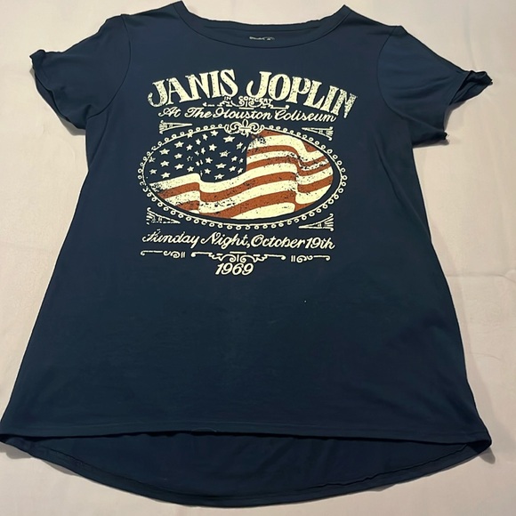 Janis Joplin Tops - Janis Joplin concert tee